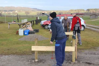 Die ersten Arbeiten für unsere neue Vereinshütte