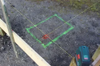 Die ersten Arbeiten für unsere neue Vereinshütte