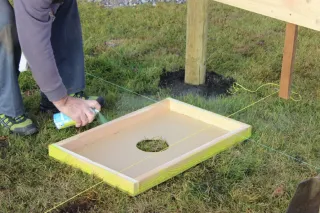 Die ersten Arbeiten für unsere neue Vereinshütte