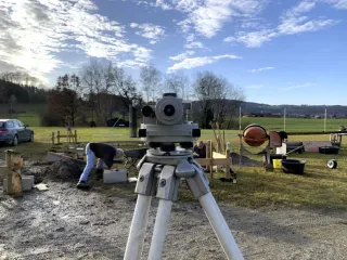 Die ersten Arbeiten für unsere neue Vereinshütte