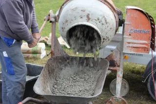 Die ersten Arbeiten für unsere neue Vereinshütte