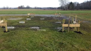 Die ersten Arbeiten für unsere neue Vereinshütte