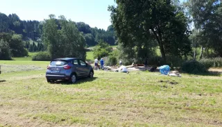 Abbruch alte Vereinshütte