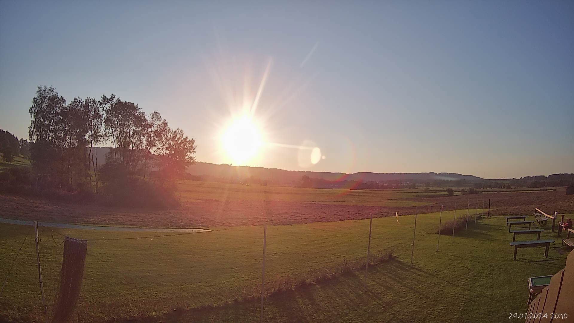 Blick auf die Startbahn